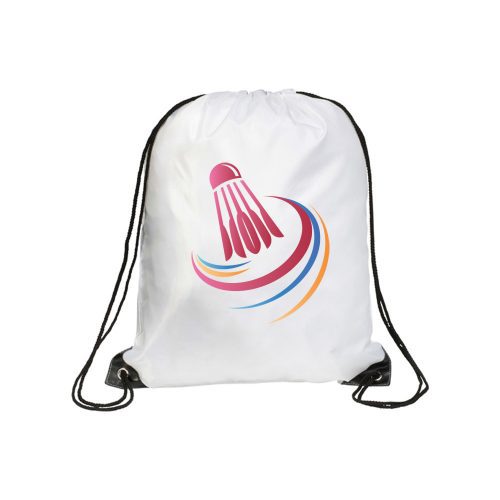 Eynsford Recycled Rpet Drawstring Backpack Bag White