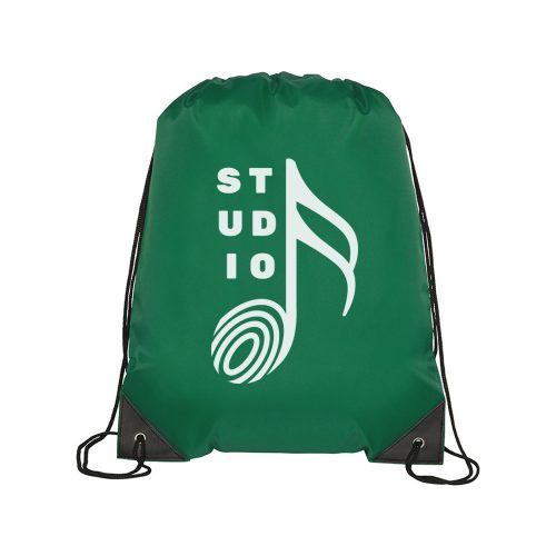 Kingsgate Eco Recycled Drawstring Bag Green main