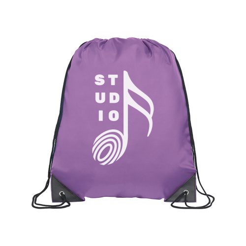 Kingsgate Eco Recycled Drawstring Bag Purple