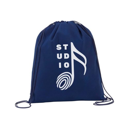 Rainham Drawstring Backpack Bag Navy Blue