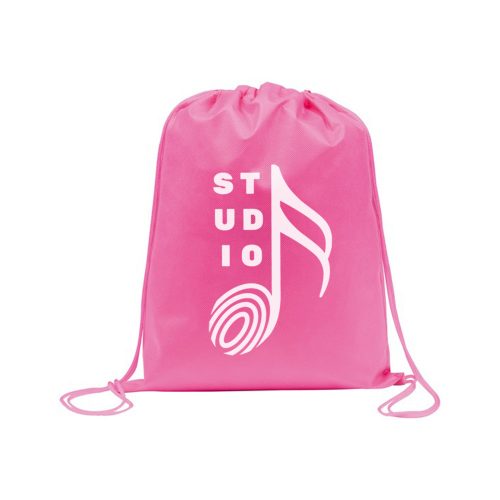 Rainham Drawstring Backpack Bag Pink