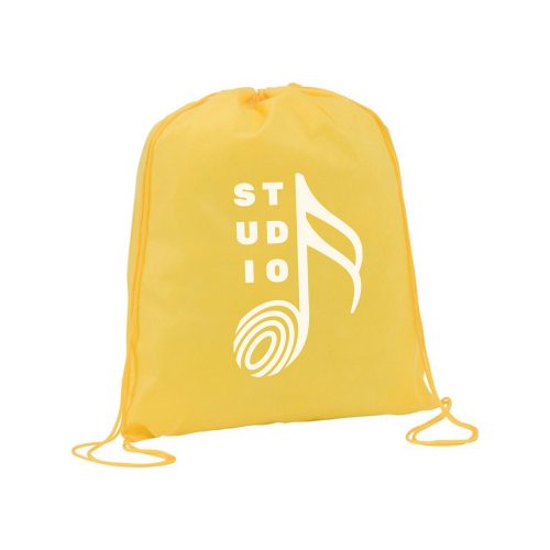 Rainham Drawstring Backpack Bag Yellow