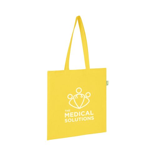 Seabrook Eco 5 oz Recycled Cotton Tote Yellow