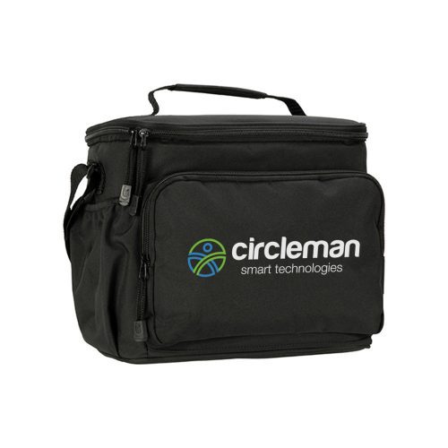 Teynham Deluxe Eco Recycled Cooler Bag Black Closed main