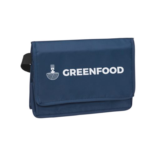 Tonbridge Eco Recycled 6 Can Cooler Navy Blue Folded