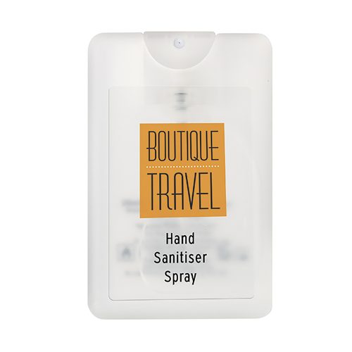 20ml Credit Card Hand Sanitiser Spray white