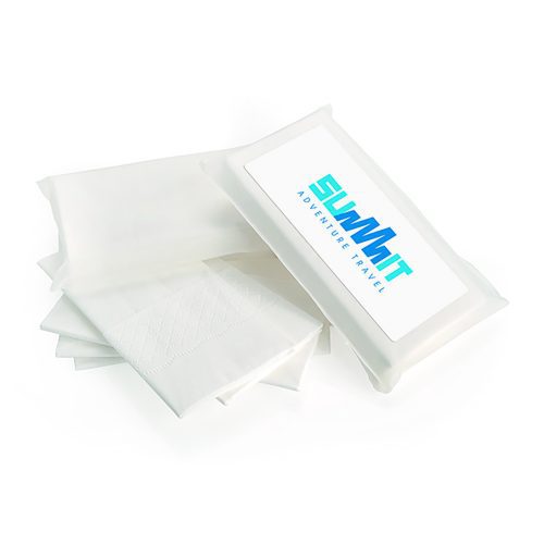 5 White 3 Ply Tissues in a Biodegradable Pack