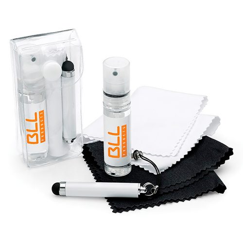 Branded 3 Piece Glasses and Screen Cleaning Pocket Sized Kit