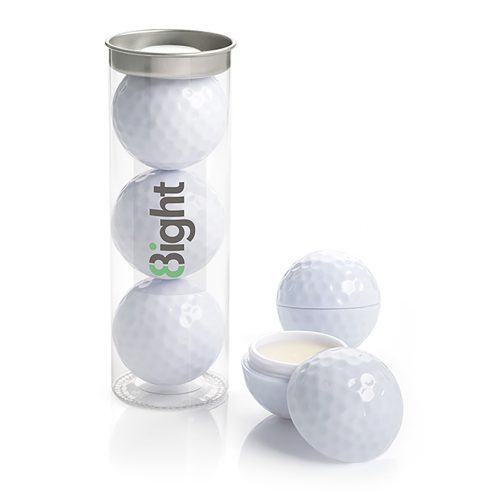 Branded Set of 3 Golf Balls in a Tube