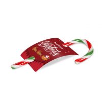 Christmas Peppermint Candy Cane Info Card