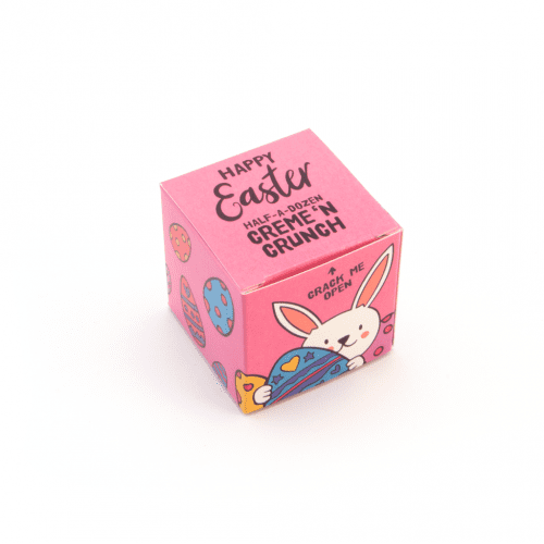 Easter Eco Maxi Cube Cream n Crunch Eggs Pink
