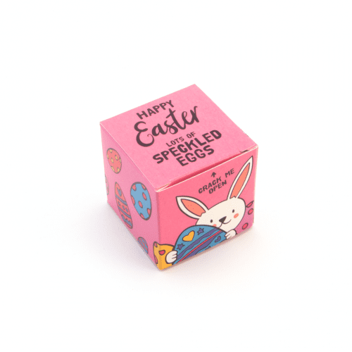 Easter Eco Maxi Cube Speckled Eggs Pink