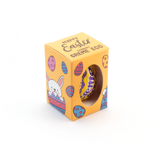 Easter Eco Mini Egg Box Creme Egg Yellow