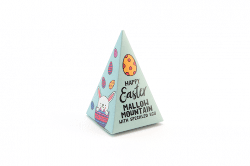 Easter Eco Pyramid Box Mallow Mountain with Speckled Egg Main