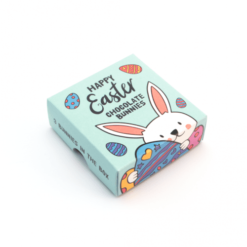 Easter Eco Treat Box Chocolate Bunnies Main