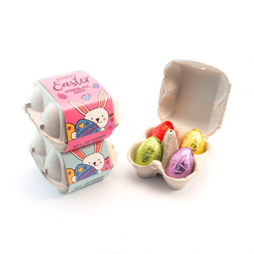 Easter Egg Box Hollow Chocolate Eggs Hero