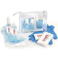 Emergency Breakdown Kit in a Clear PVC White Trim Bag