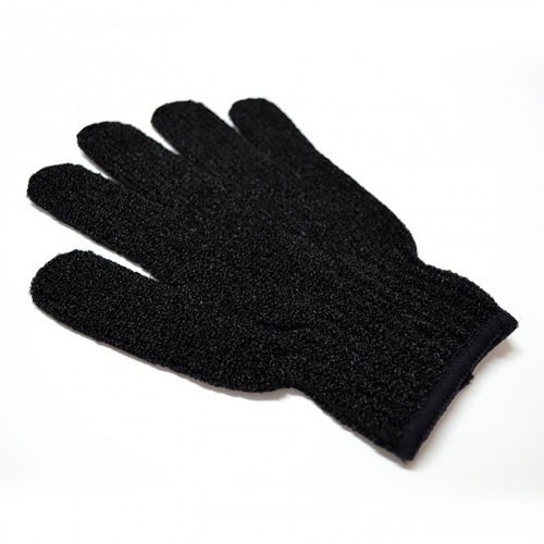 Exfoliating Massage Glove Black