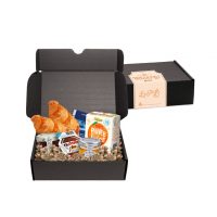 Gift Boxes Midi Black Gift Box Breakfast Editon