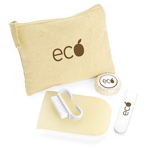 Promotional Wellbeing Set in a Cotton Pouch