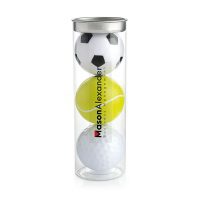 Set of Sports Ball Lip Balms in a Tube