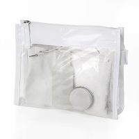 Spa Set in a Clear PVC White Trim Bag