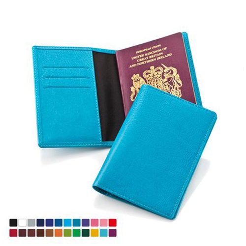 Turquouse Belluno PU Passport Wallets