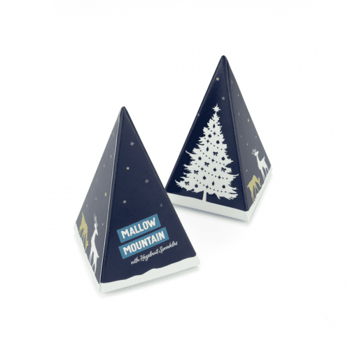Winter Collection Eco Pyramid Box Mallow Mountain with Hazelnut Sprinkles Main