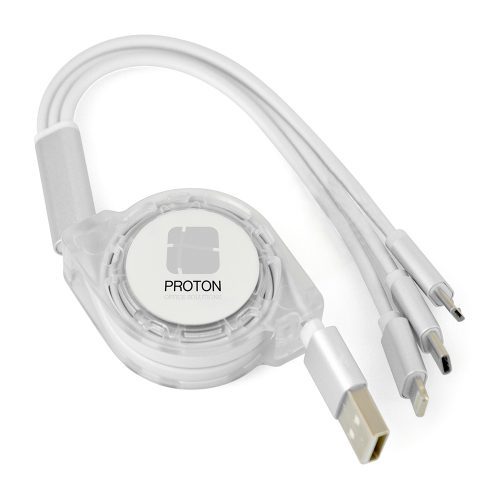 3 In 1 Reel Charger White