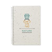A5 Wire Bound Seed Paper Cover Notebooks
