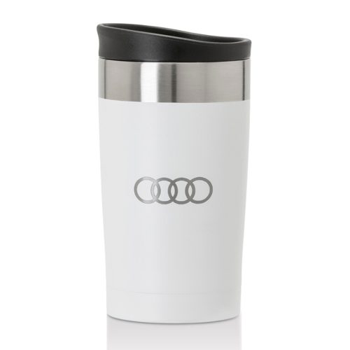 Arusha 350ml Recycled Stainless Steel Cups White