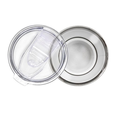 Oyster Jumbo 500ml Recycled Stainless Steel Cups Lid