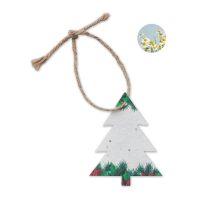 Seed Paper Christmas Ornament Tree