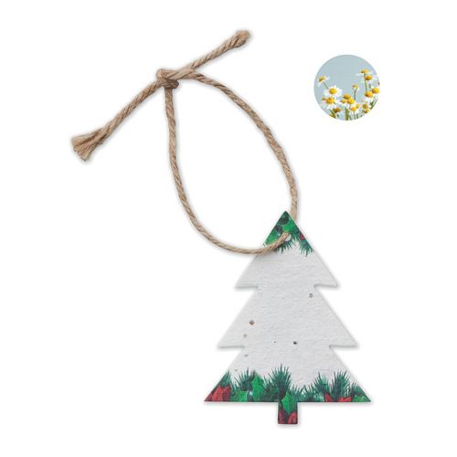 Seed Paper Christmas Ornament Tree Main