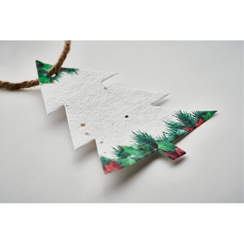 Seed Paper Christmas Ornament Tree View 2