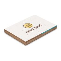 Grass/Seed Paper Memo & Sticky Note Pad