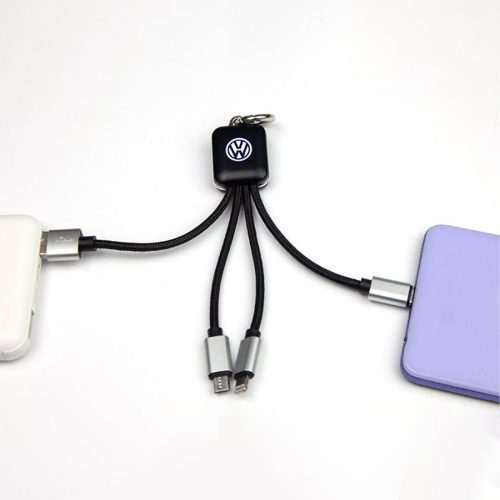 Square LED 3 In 1 Cable View 2