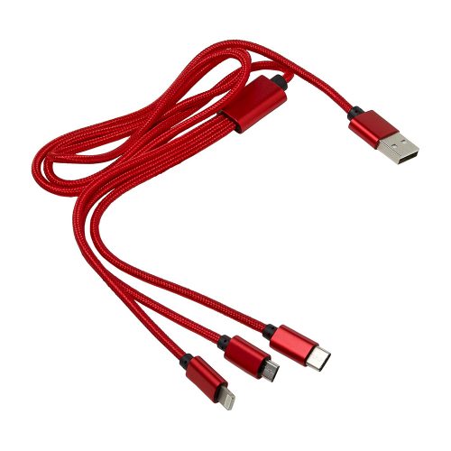 USB Charging Cable Red
