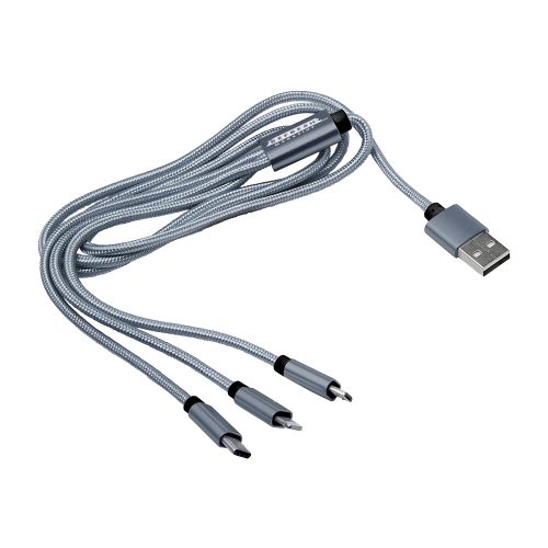 USB Charging Cable Silver Main 1