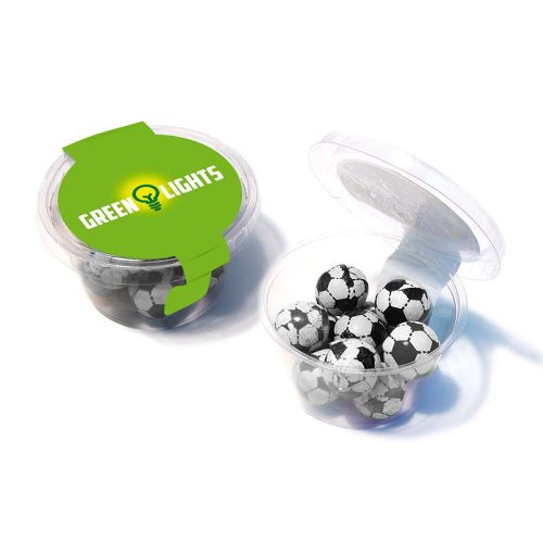 Eco Range – Eco Maxi Pot Chocolate Footballs Main