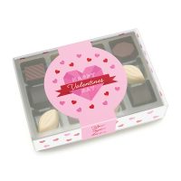 Valentines Luxury 12 Choc Box Chocolate Truffles