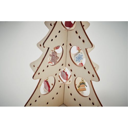 Wooden Silhouette Christmas Tree 3