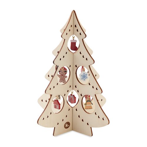 Wooden Silhouette Christmas Tree Main