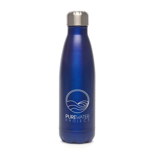 Ashford Plus Recycled 500ml Insulated Bottles Blue