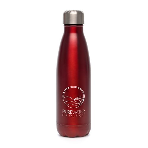 Ashford Plus Recycled 500ml Insulated Bottles Red