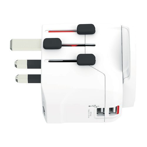 Skross PRO Light USB World 2xA Travel Adapter 5